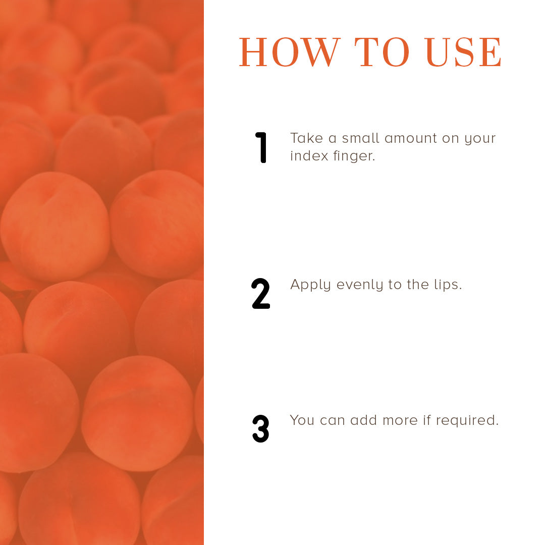 Khadi Natural Peach Lip Balm - 5gm - Image 4 - Buy from Indicrest