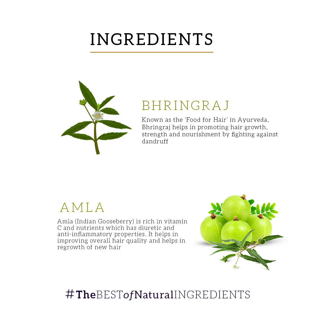 Khadi Natural Amla & Bhringraj Hair Oil - Mineral Oil, Silicones, Synthetic Fragrance Free - 200ml - Image 4 - Buy from Indicrest