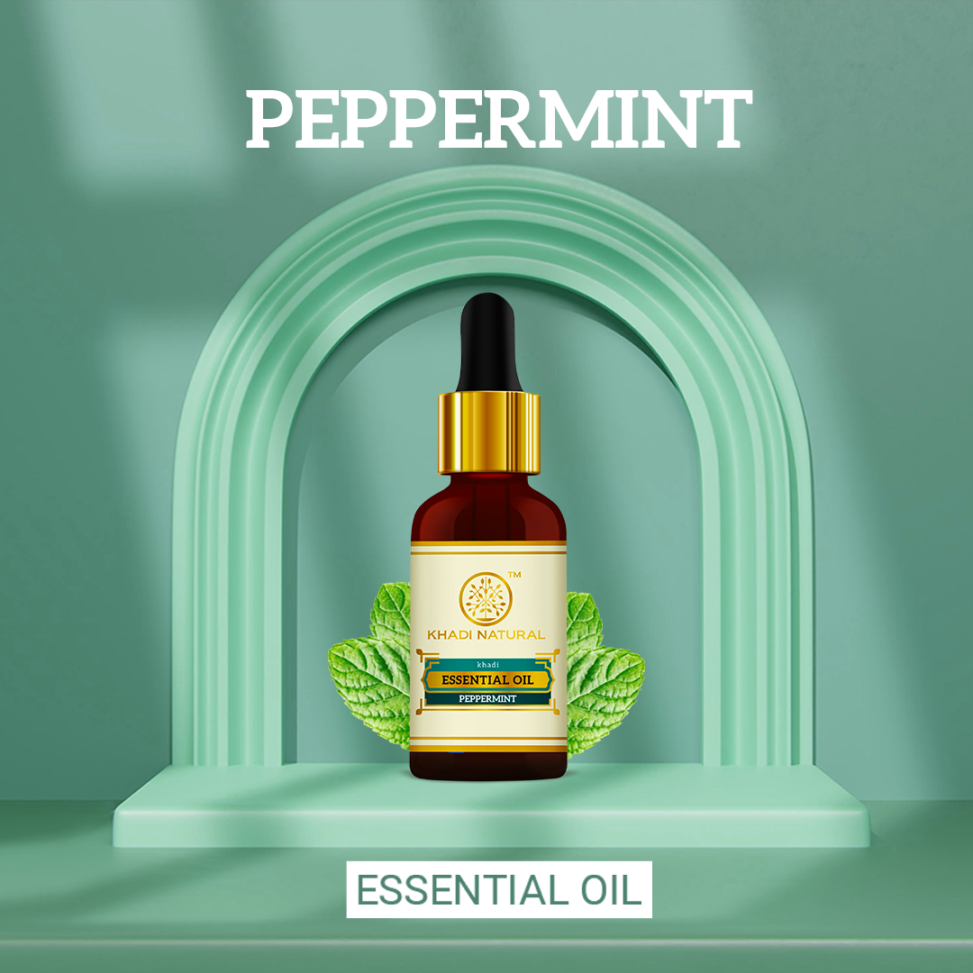 Khadi Natural Herbal Peppermint Essential Oil - 15ml Sale - Image 7 - Buy from Indicrest