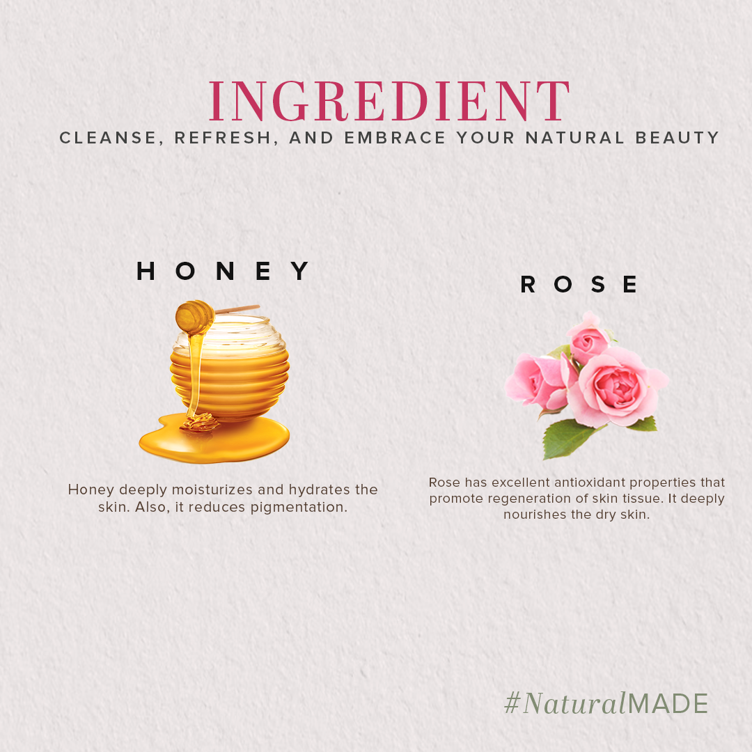 Khadi Natural Rose & Honey Body Wash - 210ml - Image 3 - Buy from Indicrest