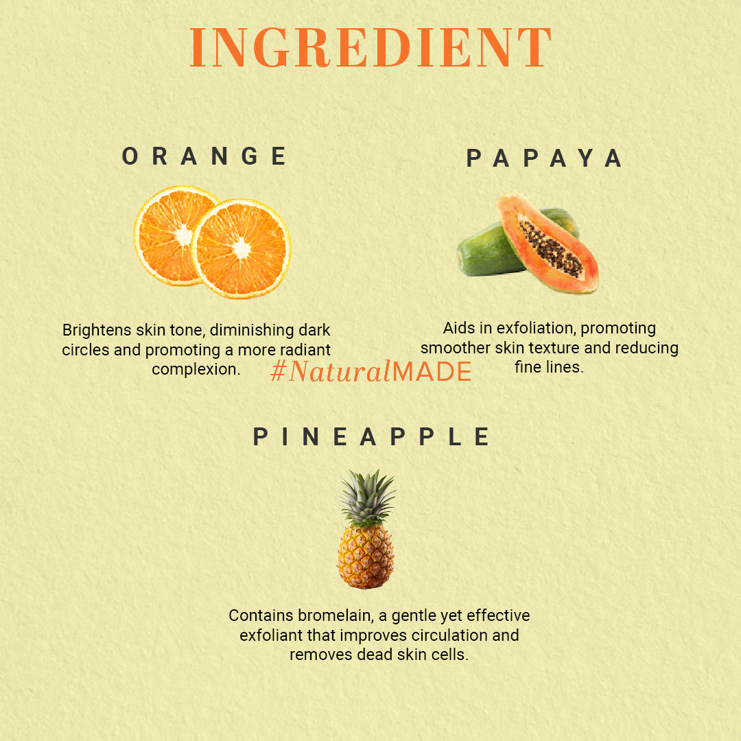 Khadi Natural Fruit Face Mask - 50gm - Image 3 - Buy from Indicrest