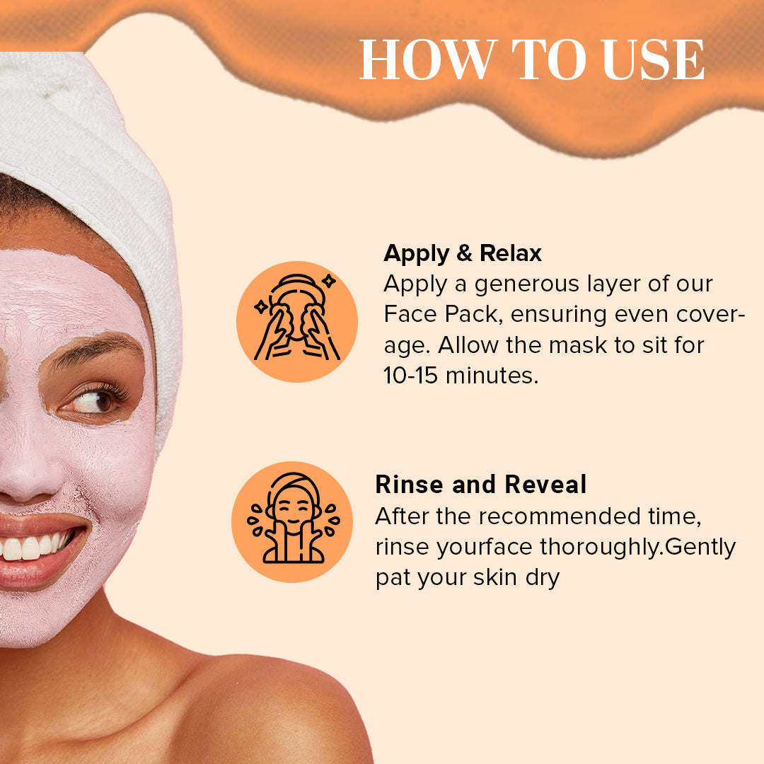 Khadi Natural Rose & Orange Face Pack - 50gm - Image 4 - Buy from Indicrest