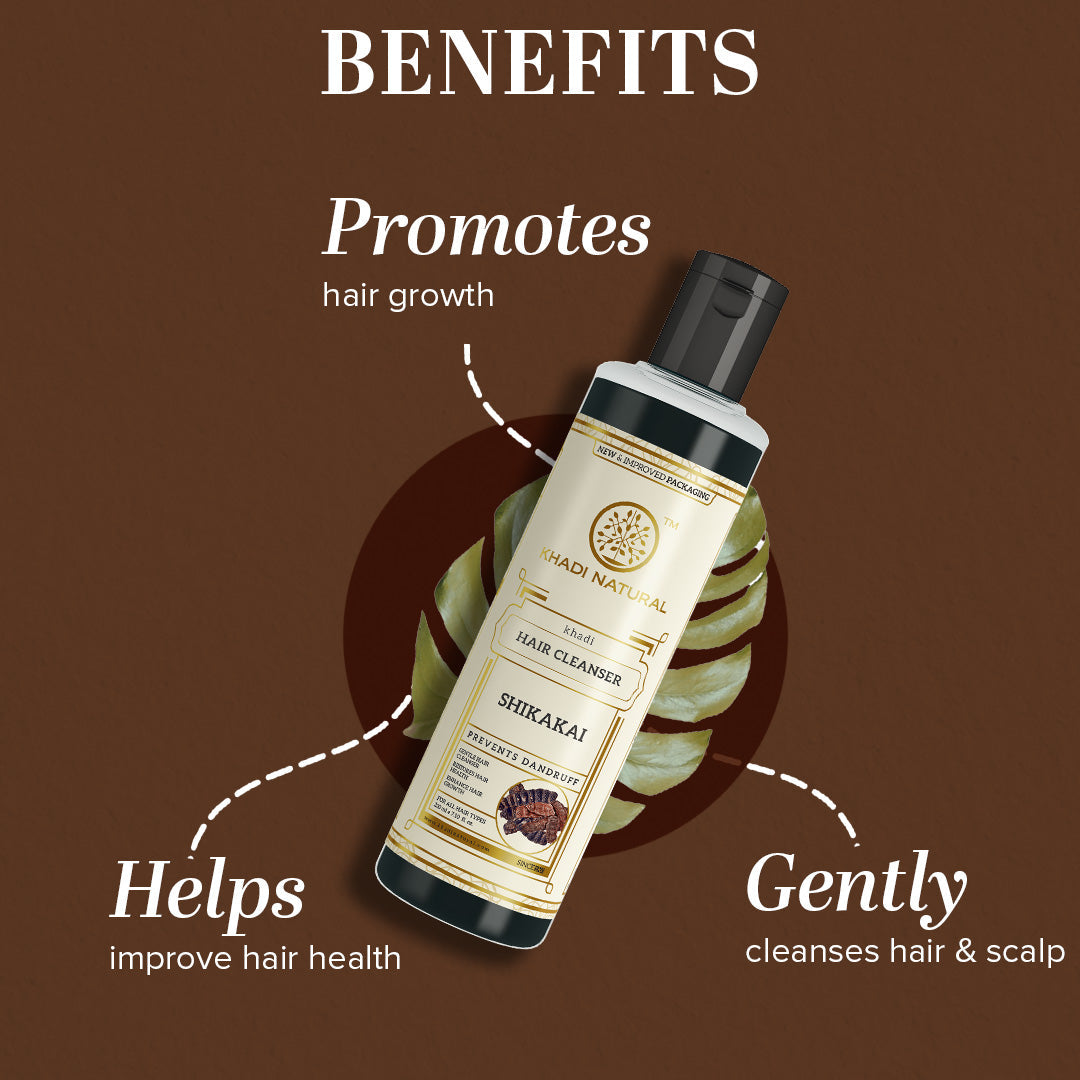 Khadi Natural Shikakai Hair Cleanser - 210ml - Image 2 - Buy from Indicrest