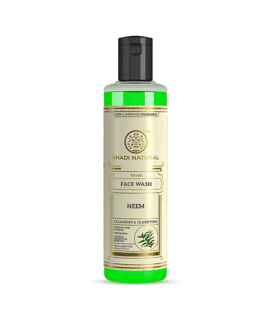 Khadi Natural Neem Face Wash - 210ml - Buy from Indicrest