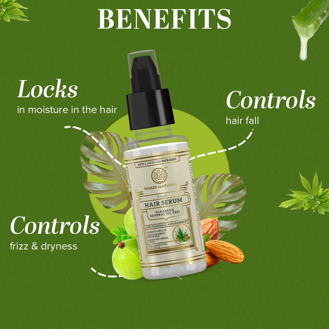 Khadi Natural Hair Serum - 50ml - Image 2 - Buy from Indicrest