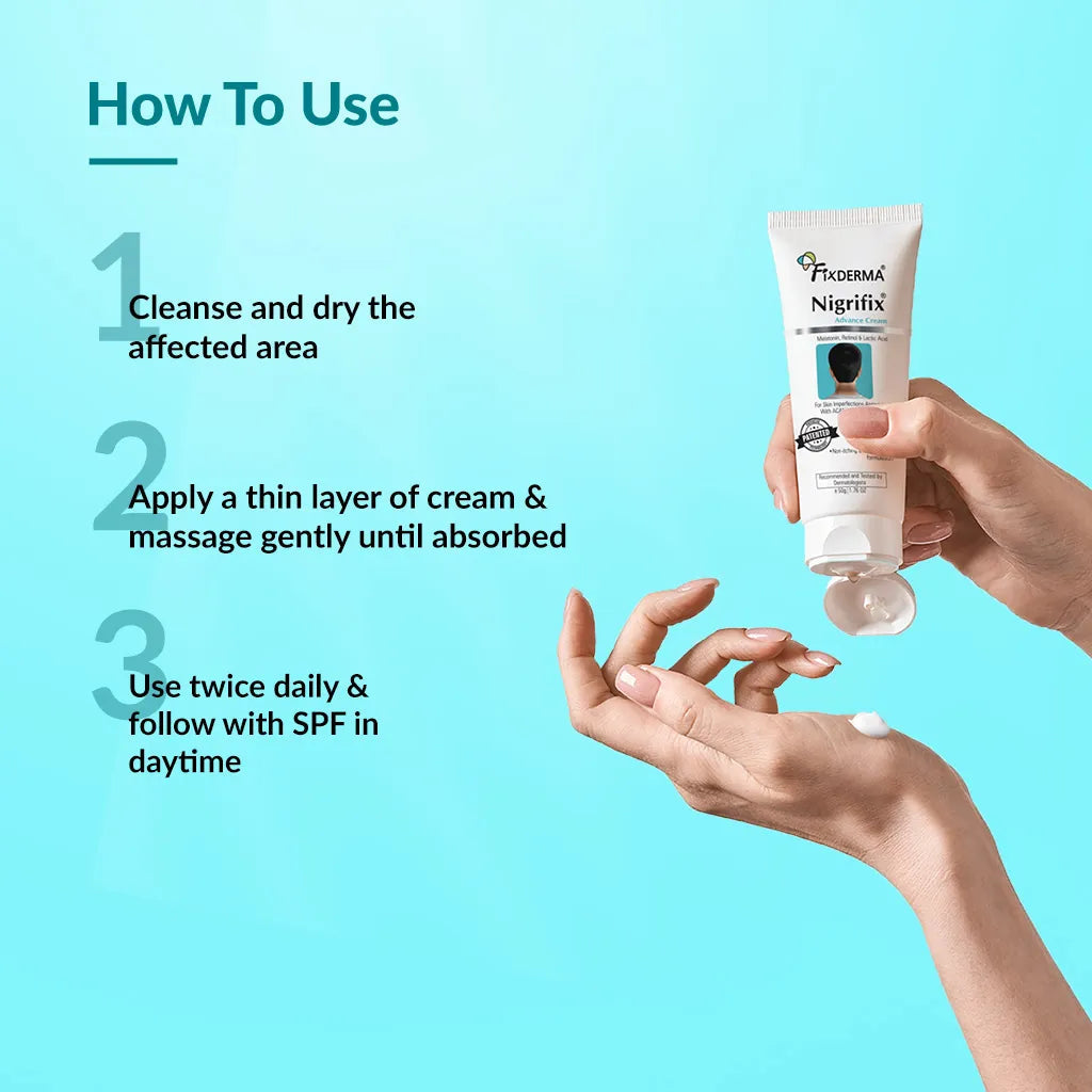 Fixderma Nigrifix Advance Cream, 50g - Image 4 - Buy from Indicrest