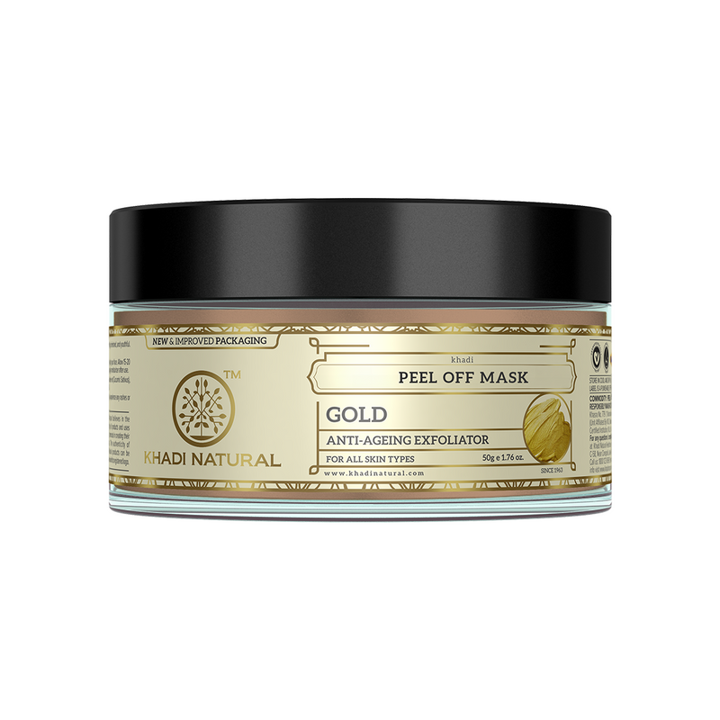 Khadi Natural Gold Peel Off Mask - 50gm - Buy from Indicrest