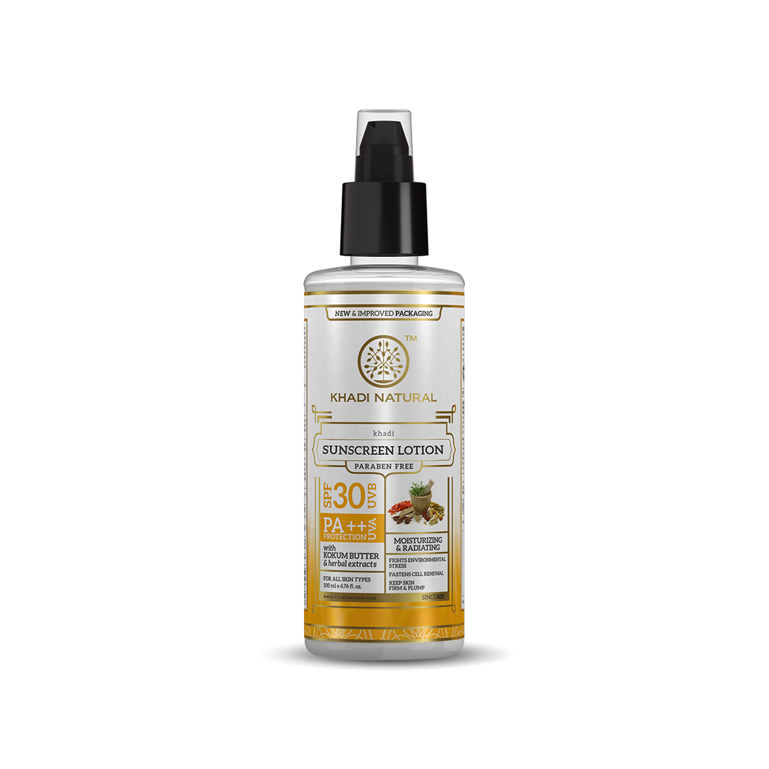 Khadi Natural Sunscreen Moisturising Lotion - SPF 30 - 100ml - Buy from Indicrest
