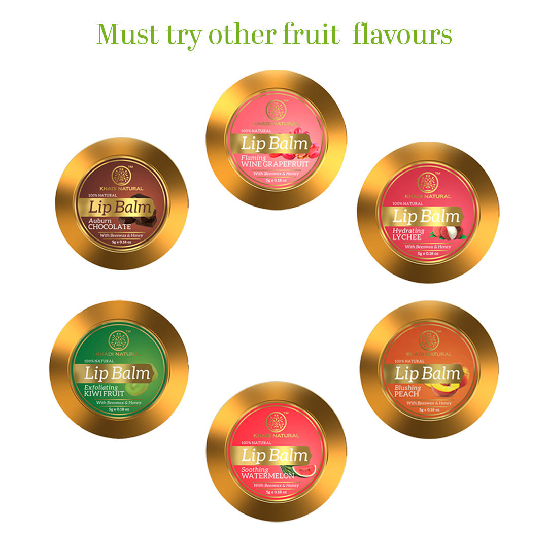 Khadi Natural Kiwi Fruit Lip Balm - 5gm - Image 6 - Buy from Indicrest