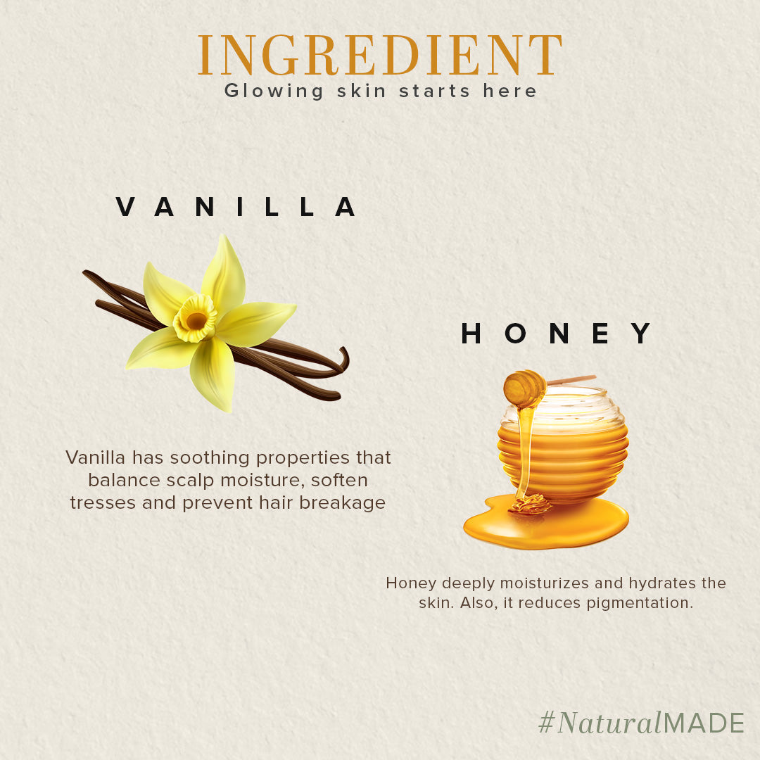 Khadi Natural Honey & Vanilla Hair Cleanser - 210ml - Image 4 - Buy from Indicrest