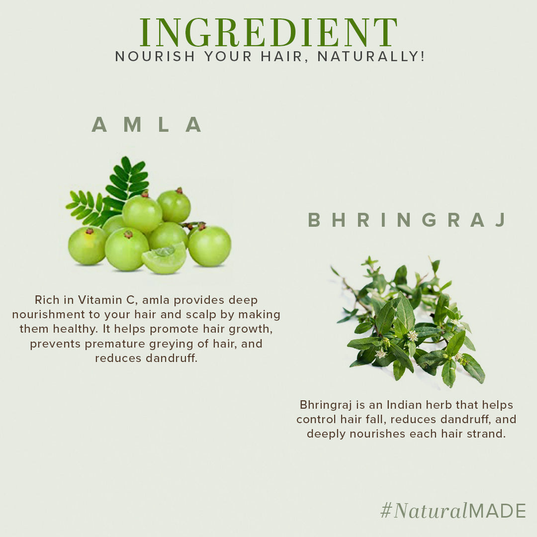 Khadi Natural Amla & Bhringraj Hair Cleanser- Sls & Paraben Free - 210ml - Image 3 - Buy from Indicrest