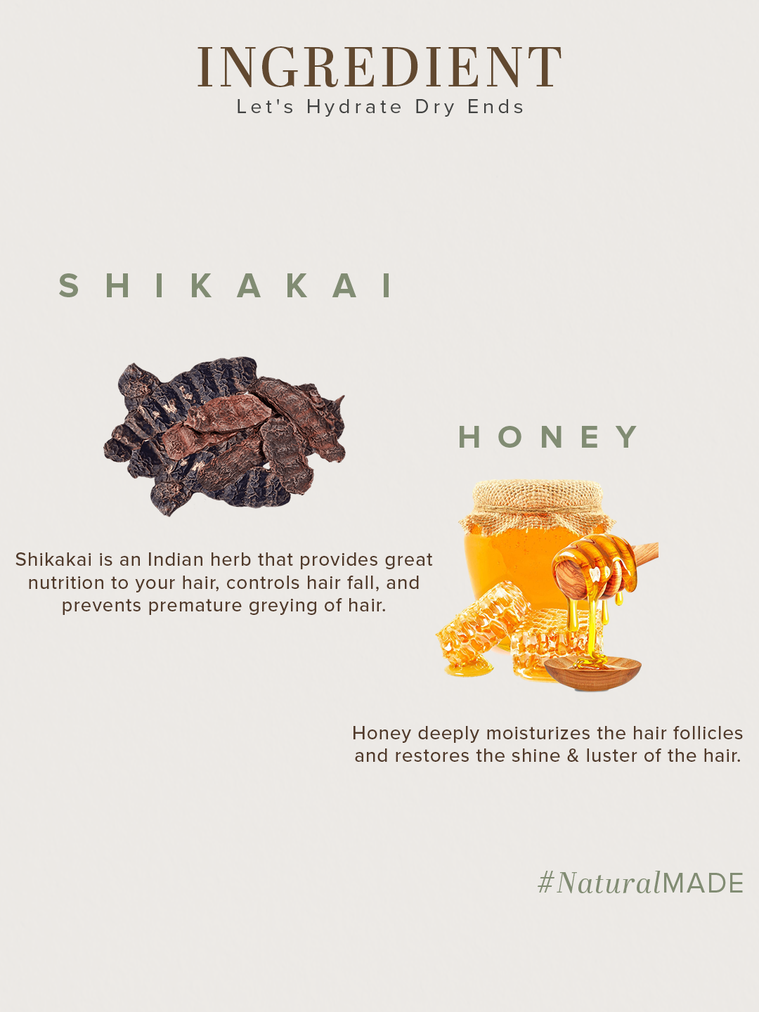 Khadi Natural Woody Sandal & Honey Hair Cleanser SLS & Paraben Free - 210ml - Image 3 - Buy from Indicrest