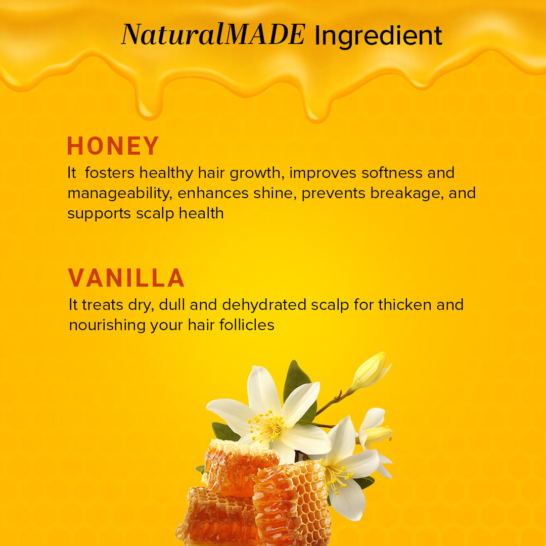 Khadi Natural Honey & Vanilla Hair Conditioner - 210ml - Image 4 - Buy from Indicrest