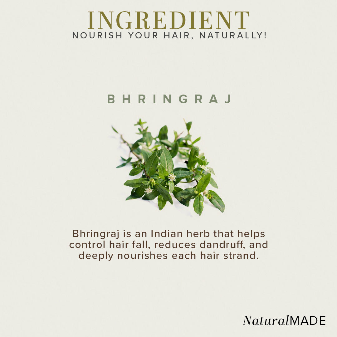 Khadi Natural Bhringraj Hair Oil - 210ml - Image 3 - Buy from Indicrest