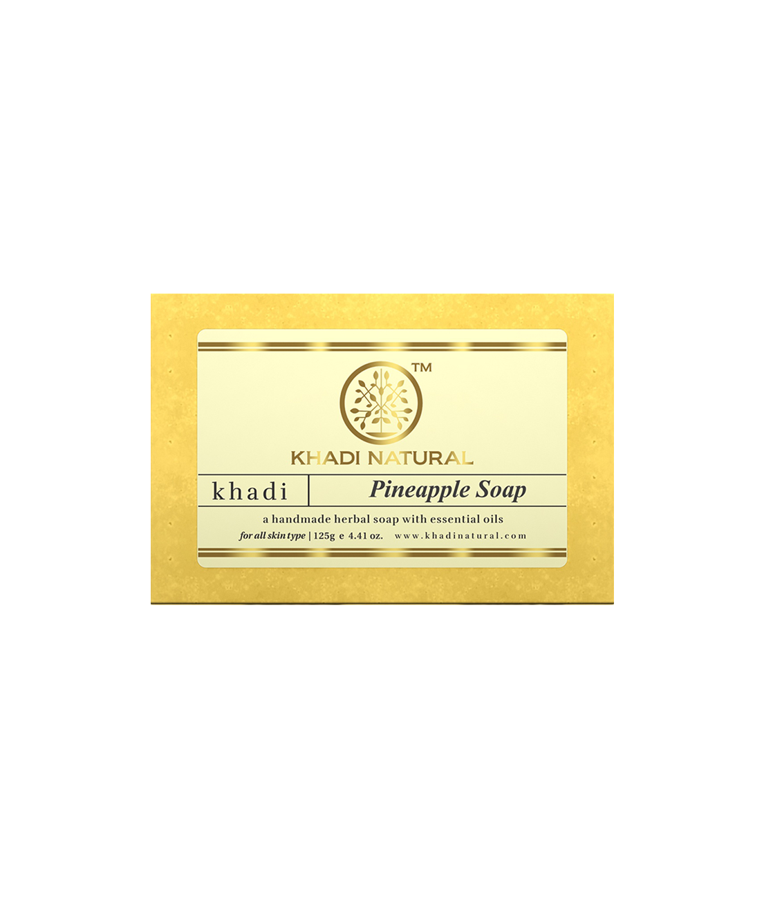 Khadi Natural Pineapple Soap - 125gm - Buy from Indicrest