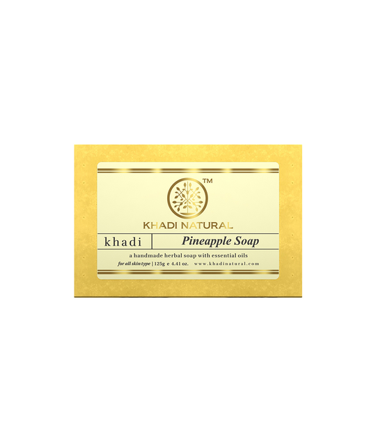 Khadi Natural Pineapple Soap - 125gm - Buy from Indicrest