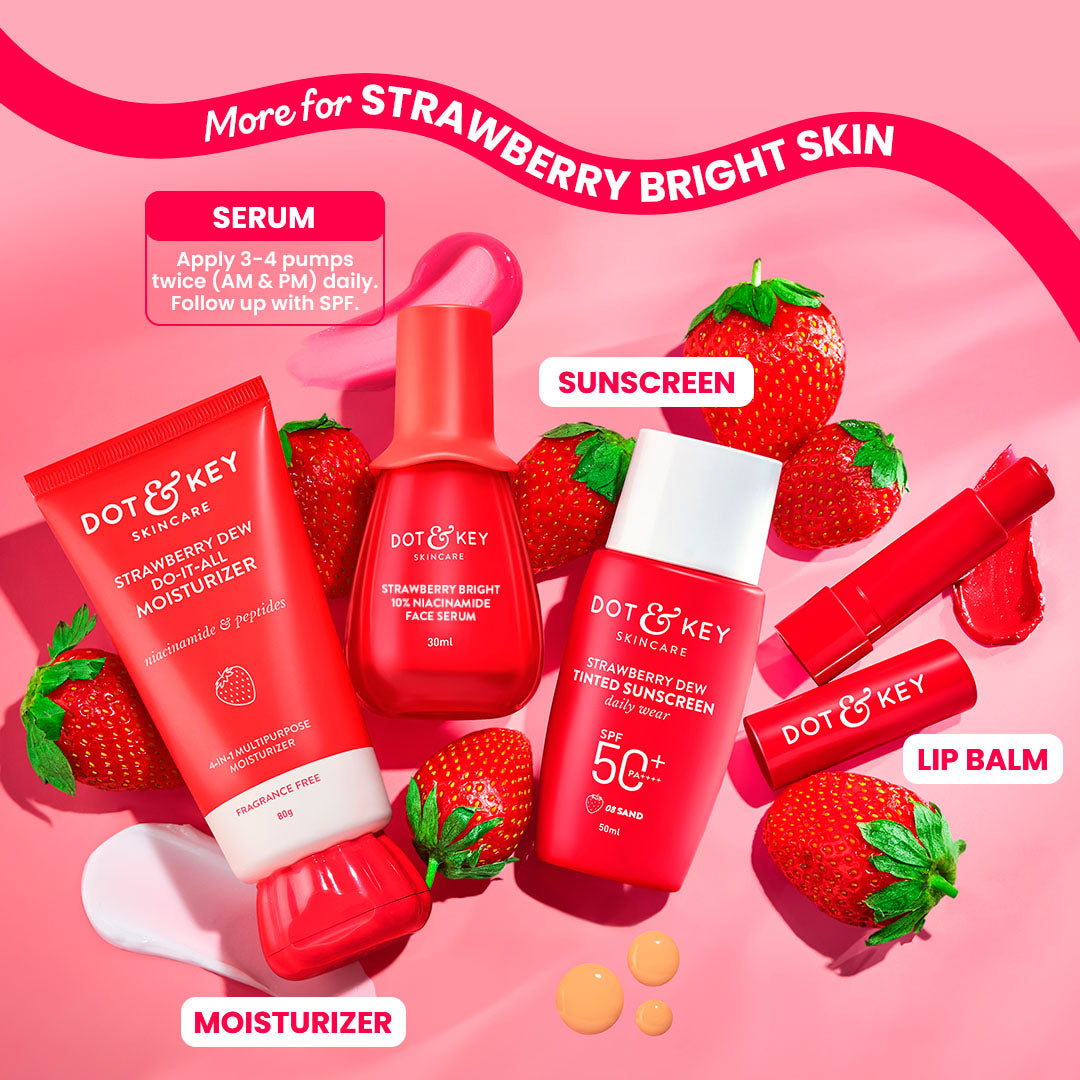 Dot & Key Strawberry Bright 10% Niacinamide Face Serum, 30ml