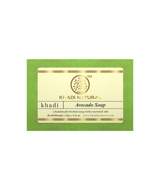Khadi Natural Herbal Avocado Soap - 125gm - Buy from Indicrest