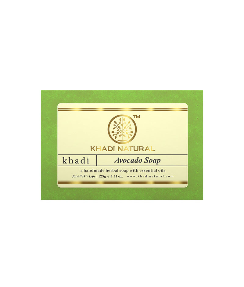 Khadi Natural Herbal Avocado Soap - 125gm - Buy from Indicrest