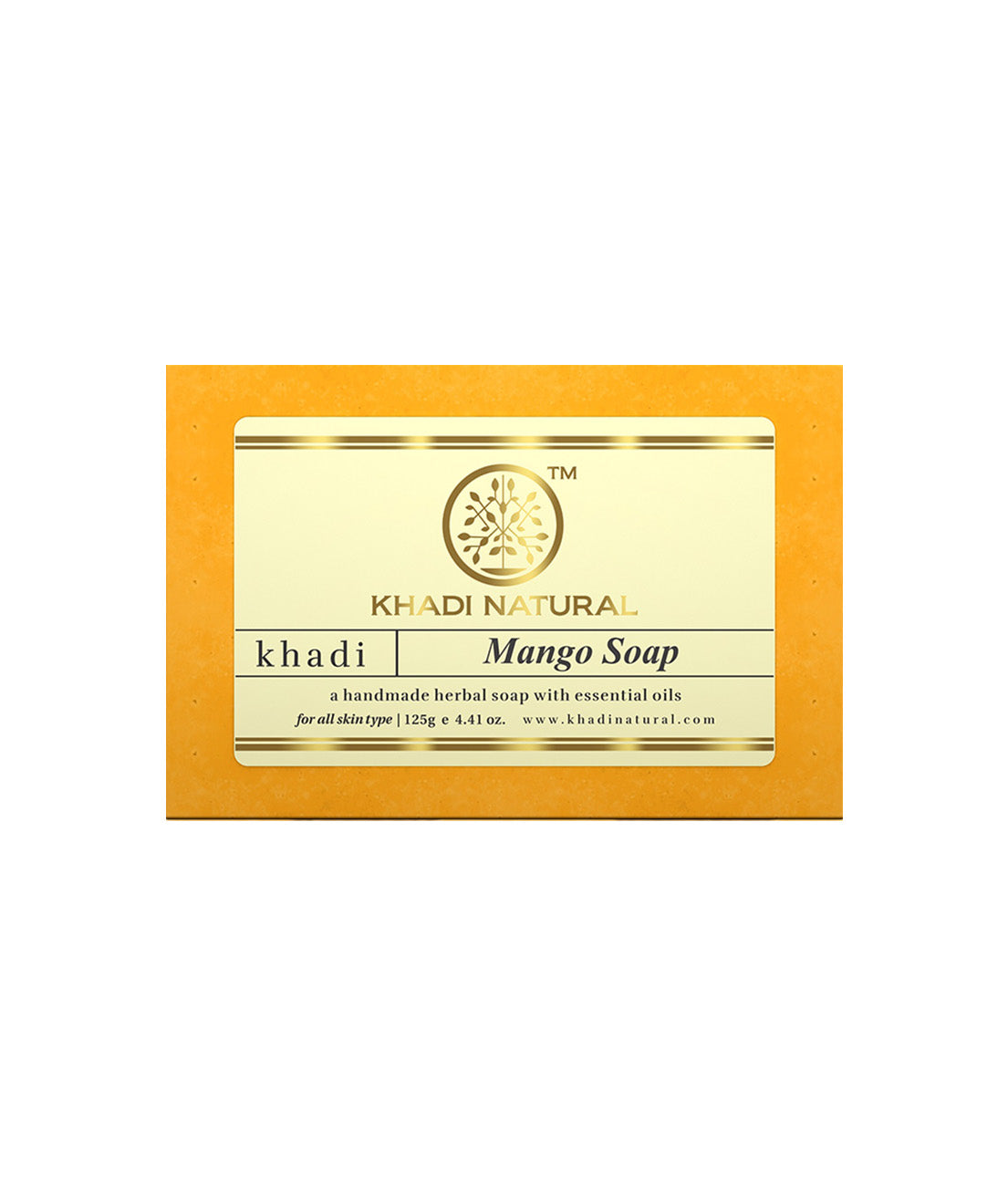 Khadi Natural Mango Soap - 125gm - Buy from Indicrest