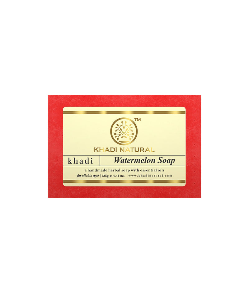 Khadi Natural Herbal Watermelon Soap - 125gm - Buy from Indicrest