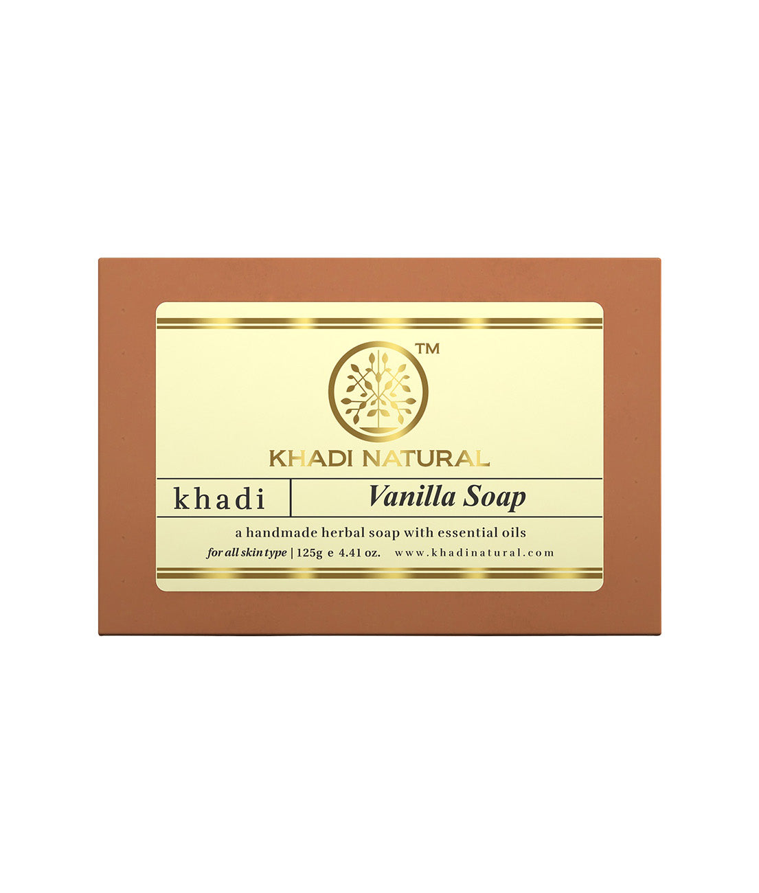 Khadi Natural Vanilla Soap - 125gm - Buy from Indicrest