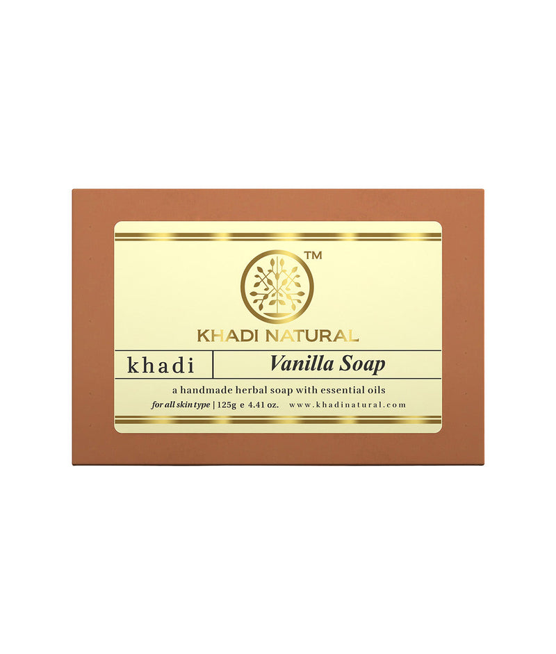 Khadi Natural Vanilla Soap - 125gm - Buy from Indicrest