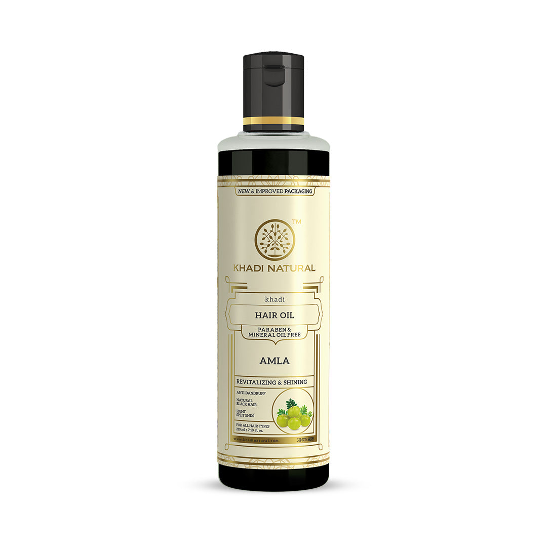Khadi Natural Pure Amla Hair Oil Paraben & Mineral Free - 210ml - Buy from Indicrest