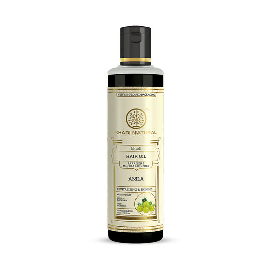 Khadi Natural Pure Amla Hair Oil Paraben & Mineral Free - 210ml - Buy from Indicrest