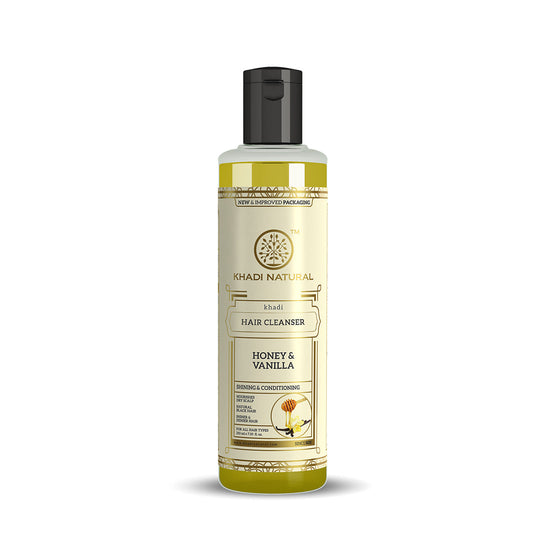 Khadi Natural Honey & Vanilla Hair Cleanser - 210ml - Buy from Indicrest