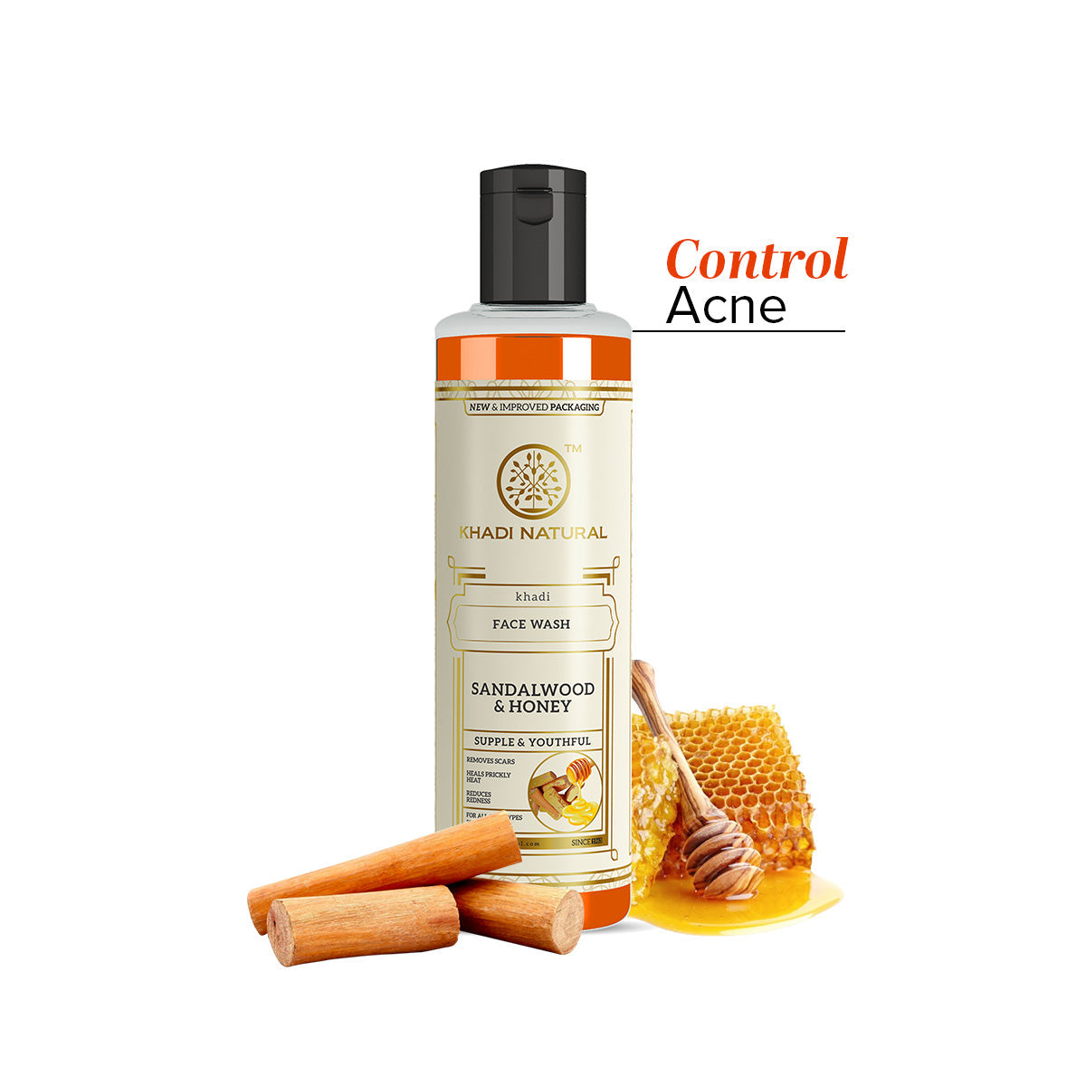 Khadi Natural Sandalwood & Honey Face Wash - 210gm - Image 7 - Buy from Indicrest
