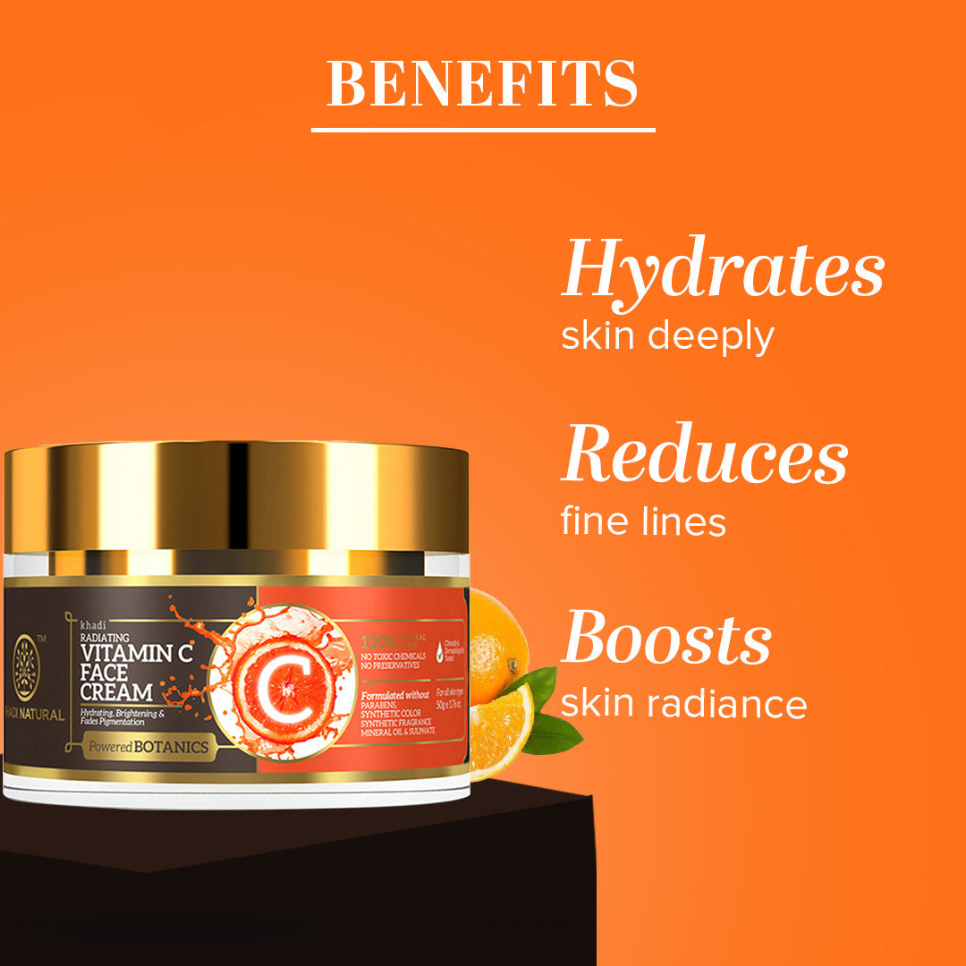Khadi Natural Vitamin C Face Cream - 50gm - Image 2 - Buy from Indicrest