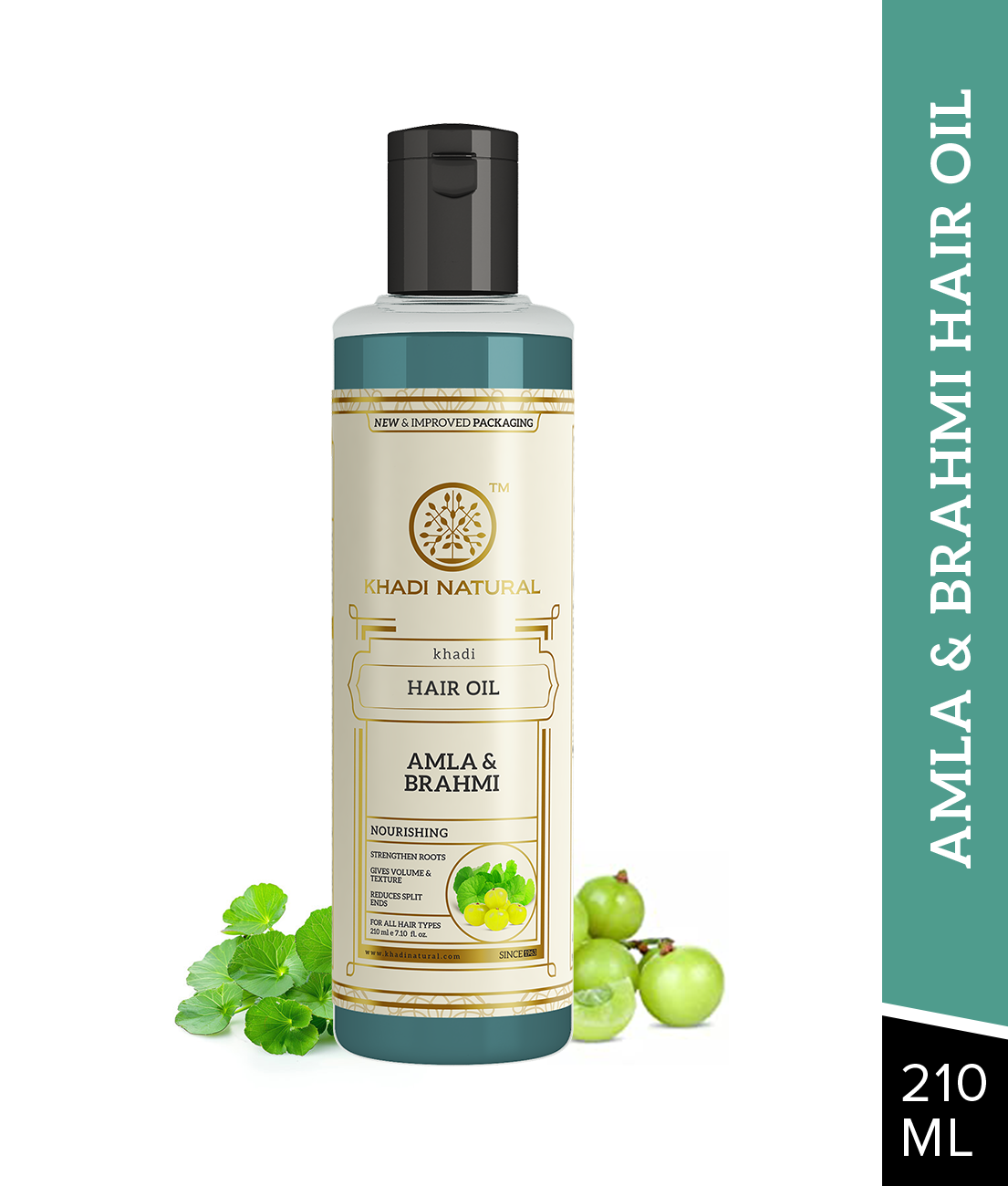 Khadi Natural Amla & Brahmi Hair Oil - 210ml - Image 7 - Buy from Indicrest