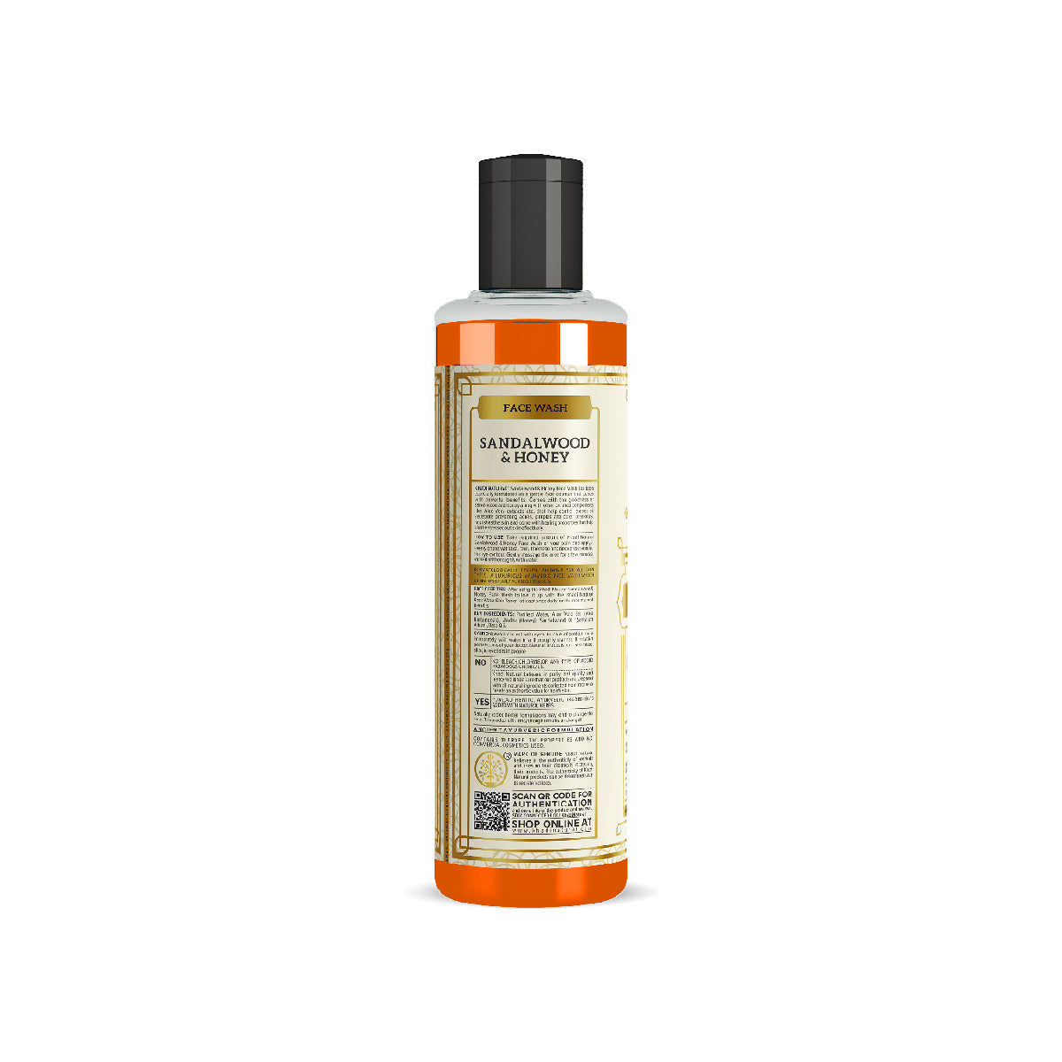 Khadi Natural Sandalwood & Honey Face Wash - 210gm - Image 5 - Buy from Indicrest