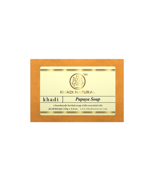 Khadi Natural Papaya Soap 125gm - Buy from Indicrest