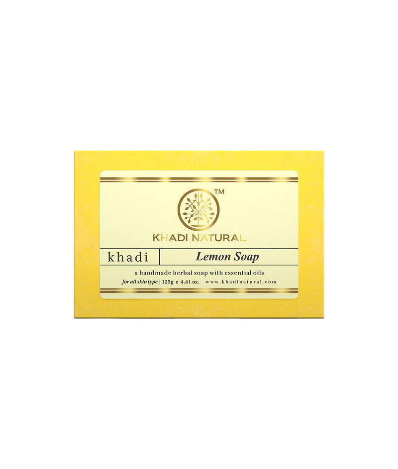 Khadi Natural Herbal Lemon Soap 125gm - Buy from Indicrest