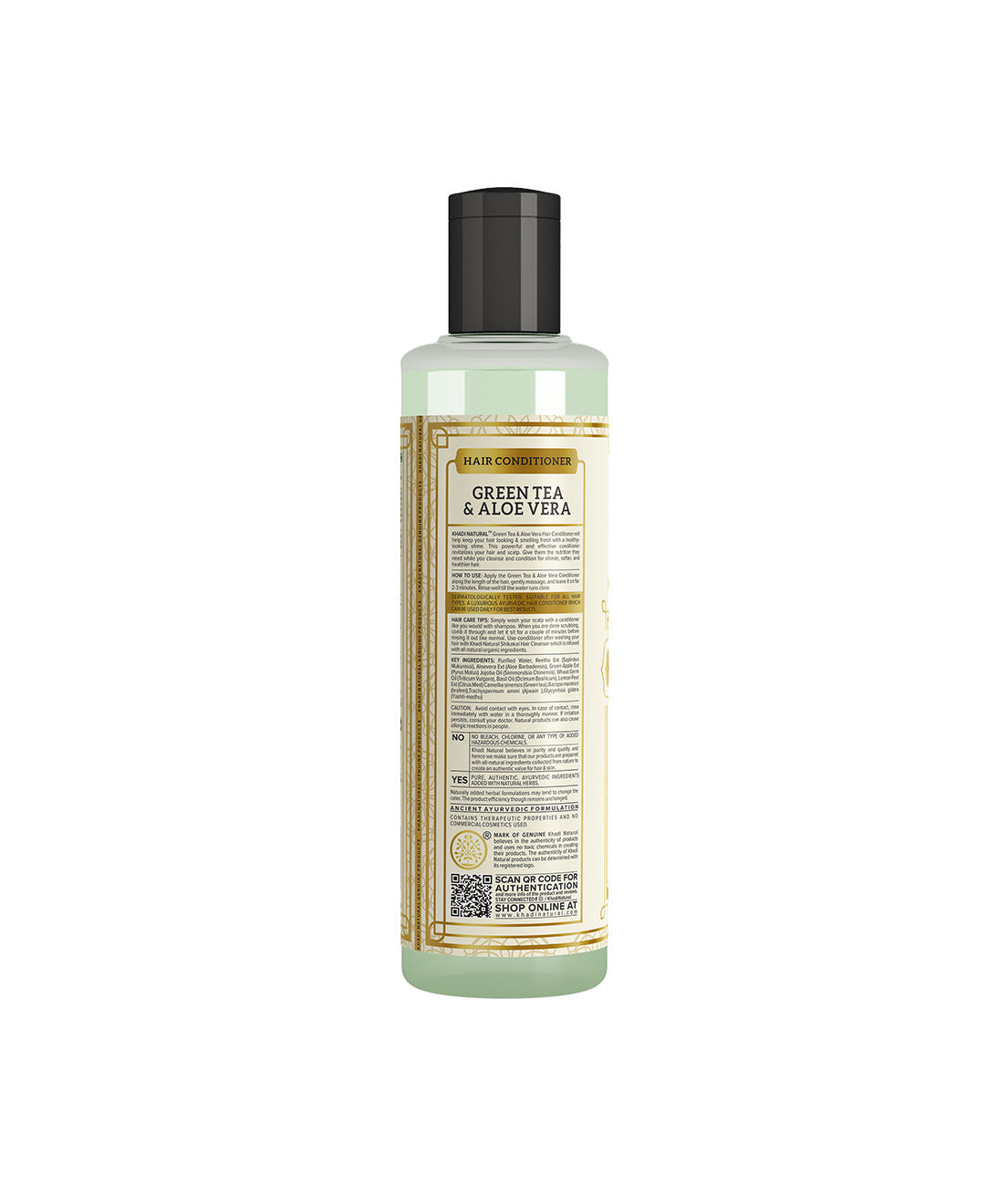 Khadi Natural Green tea and Aloe Vera conditioner Combo Pack Of 2 – 210ml Each Sale - Image 5 - Buy from Indicrest