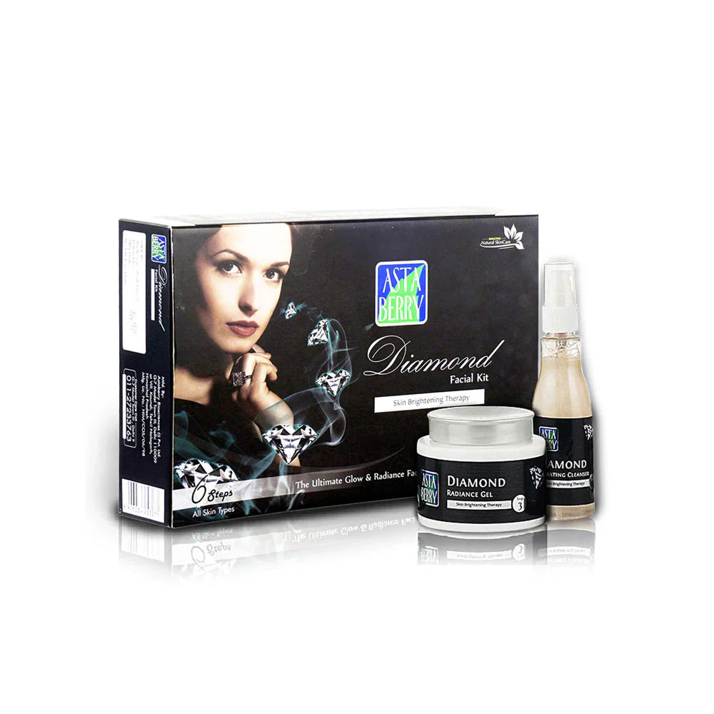 Astaberry Diamond Facial Kit | 6 Steps(570g) - Indicrest