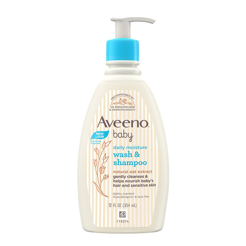 Aveeno Baby Daily Moisture Wash and Shampoo, 354ml Buy at Indicrest