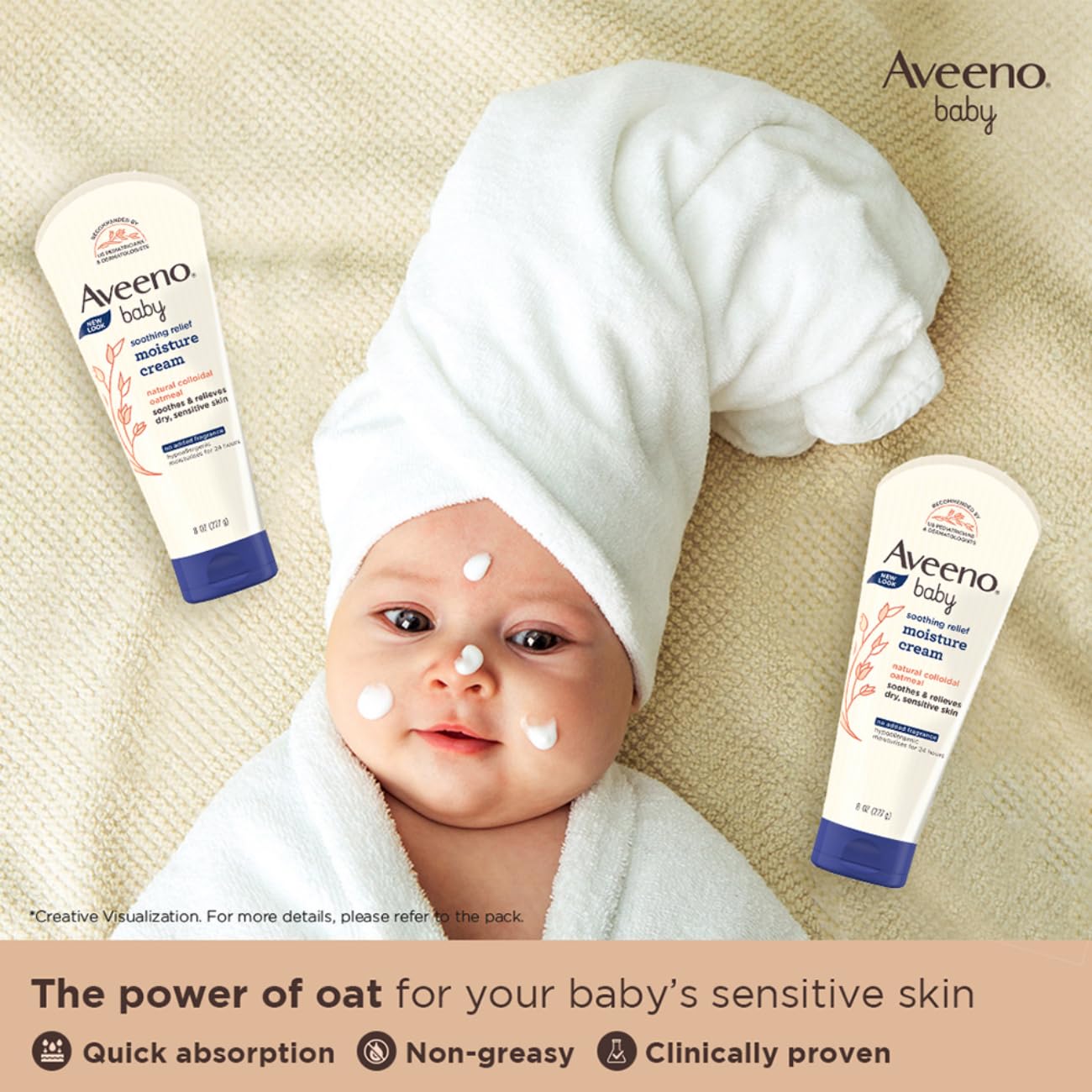 Aveeno Baby Soothing Relief Moisture Cream, 227g