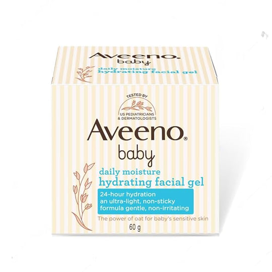 Aveeno Baby Daily Moisture Hydrating Facial Gel Cream 60g | Ultra Light Baby Face Moisturiser Buy at Indicrest