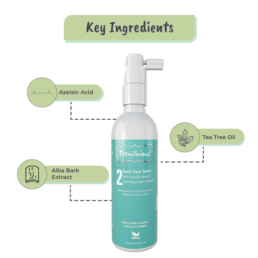 Fixderma Teenilicious Acne Face Toner With Azelaic Acid | For Dry & Sensitive Skin, 100ml - Image 4 - Buy from Indicrest