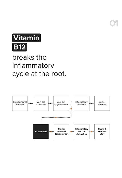 Minimalist B12 + Repair Complex 5.5% Face Moisturizer For Soothes sensitive, irritate skin and repairs damaged barrier, 50g - Image 4 - Buy from Indicrest