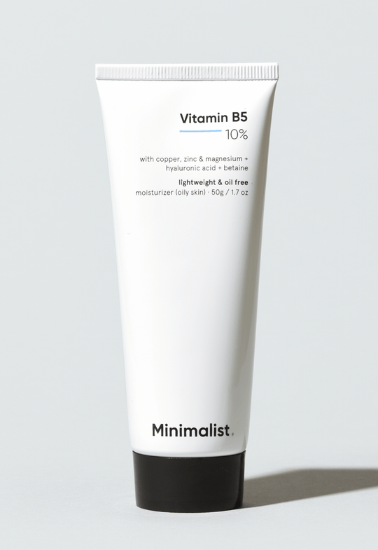 Minimalist Vitamin B5 10% Moisturizer For Provides Lightweight Moisturization &amp; Repairs Skin, 50g - Buy from Indicrest