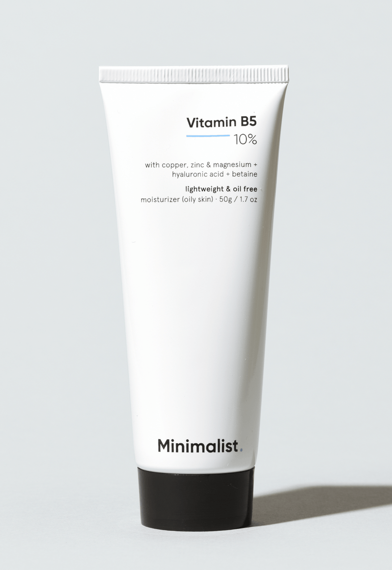 Minimalist Vitamin B5 10% Moisturizer For Provides Lightweight Moisturization &amp; Repairs Skin, 50g - Buy from Indicrest