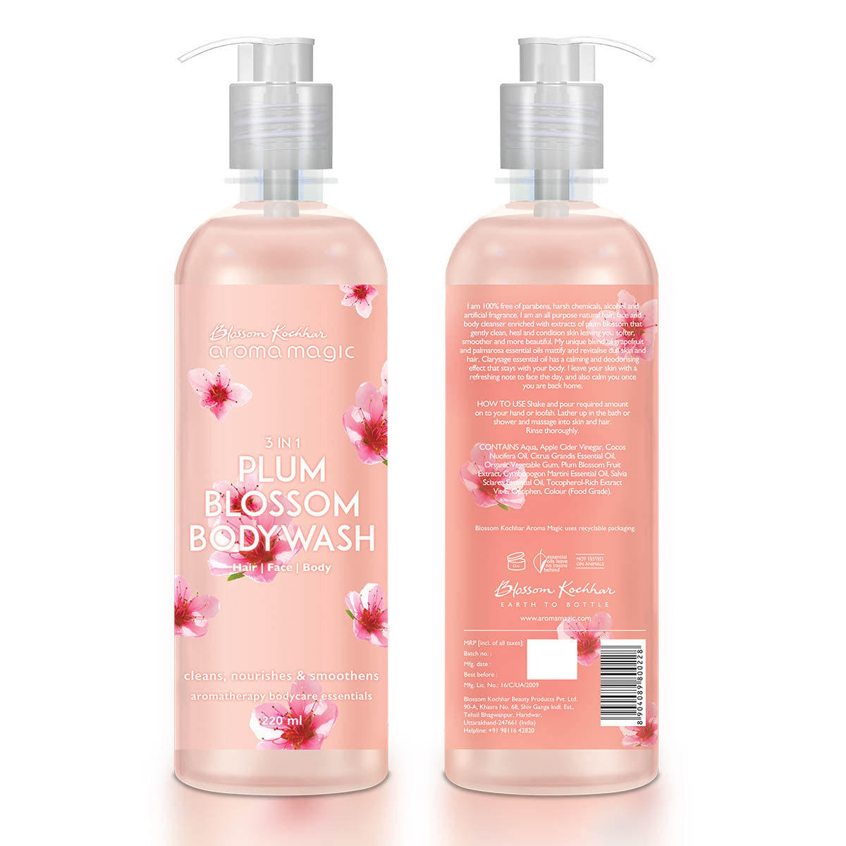 Aroma Magic 3 in 1 Plum Blossom Body Wash For Skin, Hair, and Body, 220ml - Image 6 - Buy from Indicrest