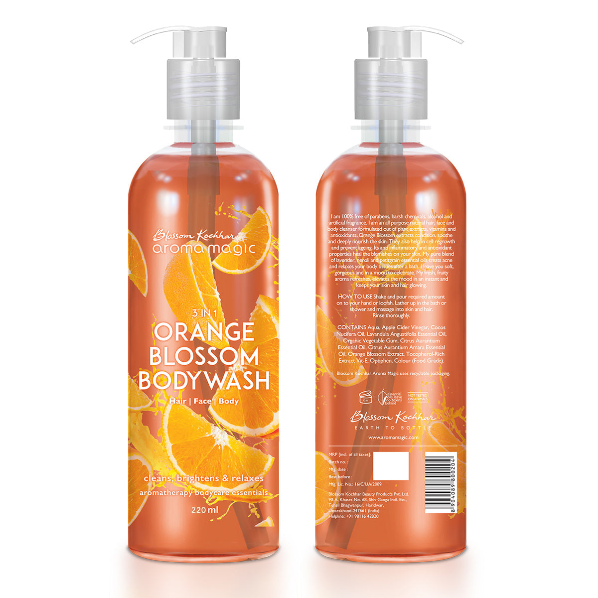 Aroma Magic 3 in 1 Orange Blossom Body Wash, 220ml - Image 8 - Buy from Indicrest