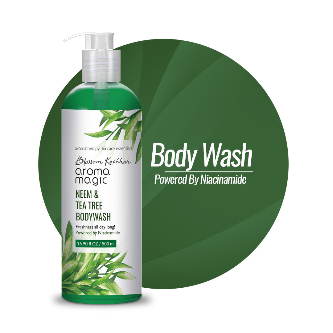 Aroma Magic Neem & Tea Tree Body Wash Powered by Niacinamide, 250ml - Image 2 - Buy from Indicrest