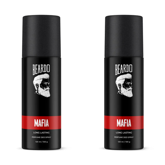 Beardo Mafia Perfume Body Spray 120ml, Pack of 2 - Buy from Indicrest