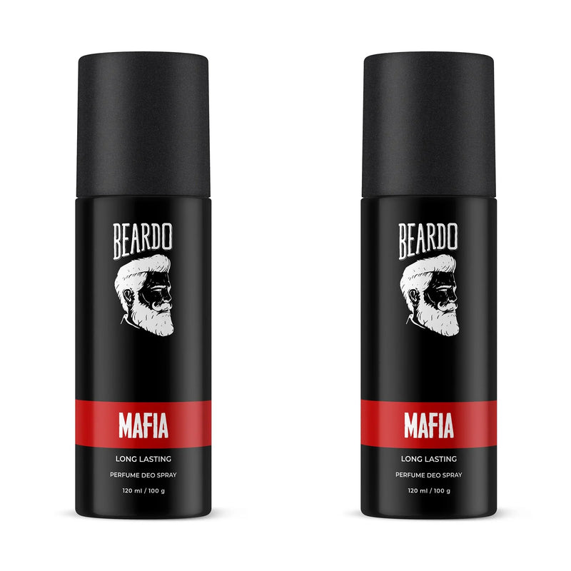 Beardo Mafia Perfume Body Spray 120ml, Pack of 2 - Buy from Indicrest